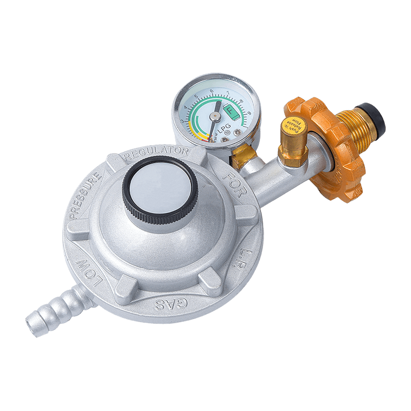 Messing connect lagedruk gasregelaar lpg regelaar met meter